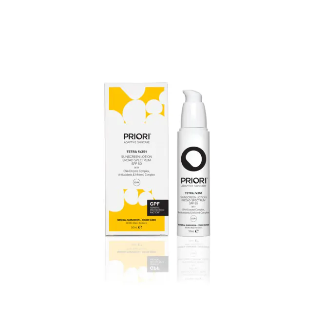 Hovedbilde PRIORI TETRA Broad Spectrum SPF 50 Color Guide